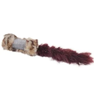 Turbo Catnip Belly Critters Cat Toys; Squirrel Tail