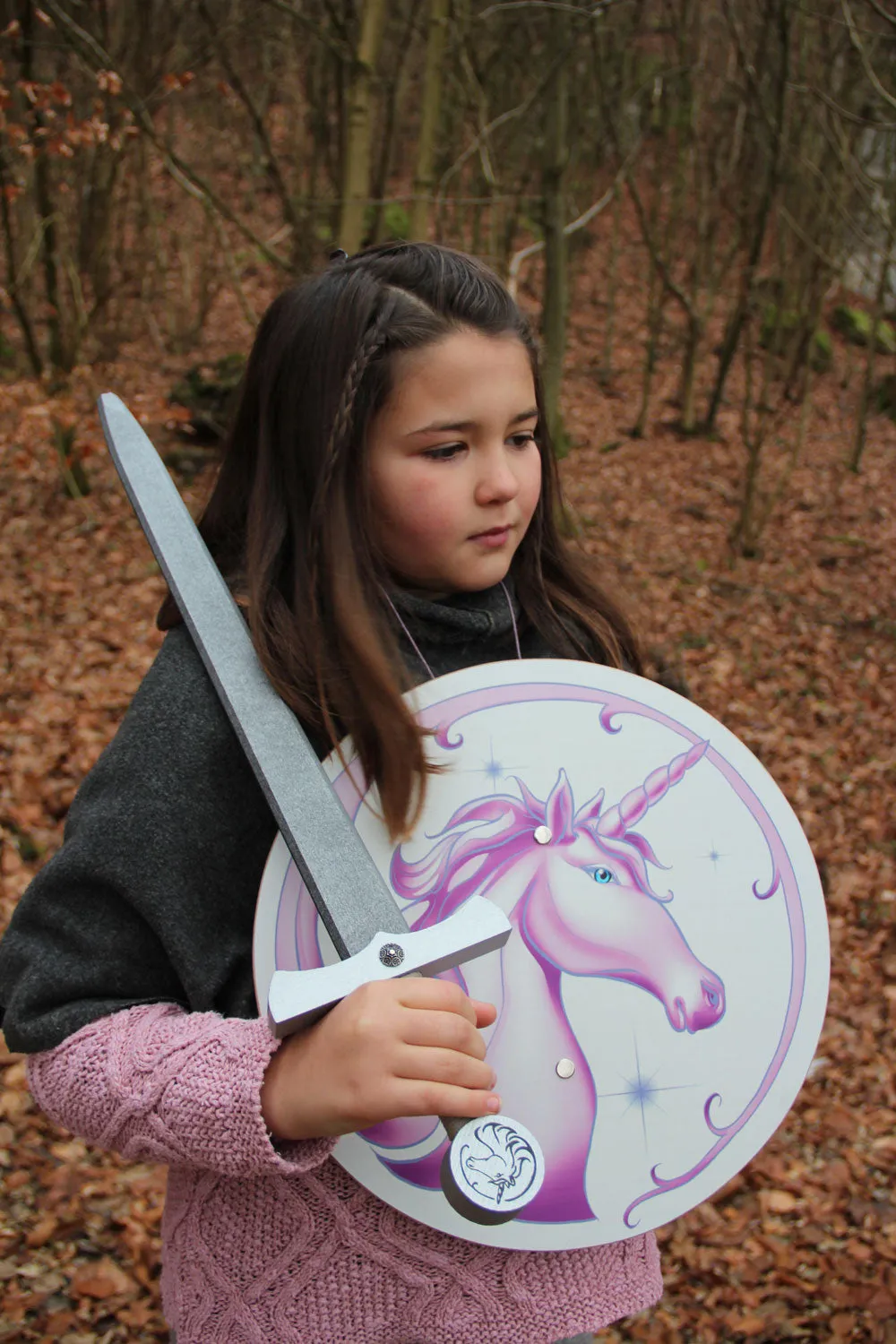 Vah Arabella Unicorn Wooden Shield