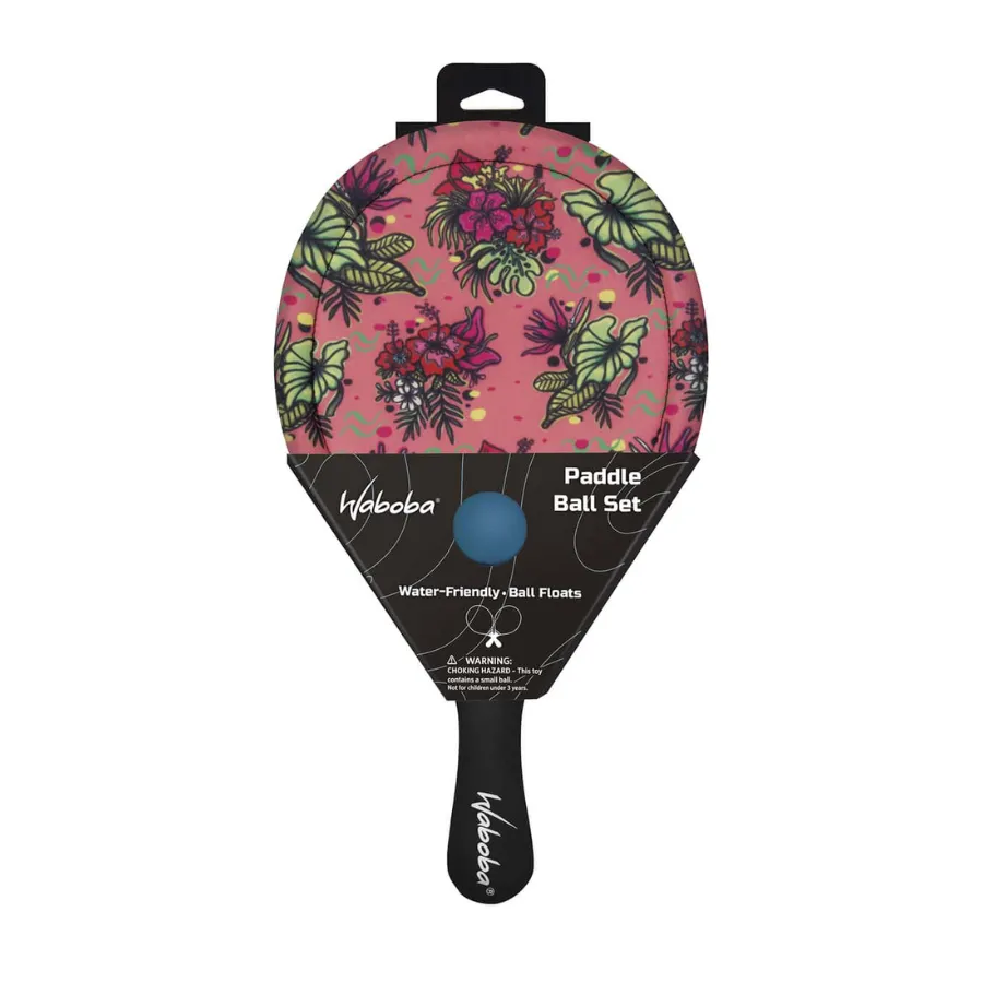 Waboba Beach Paddle Set Tropical Floral 186C06_A