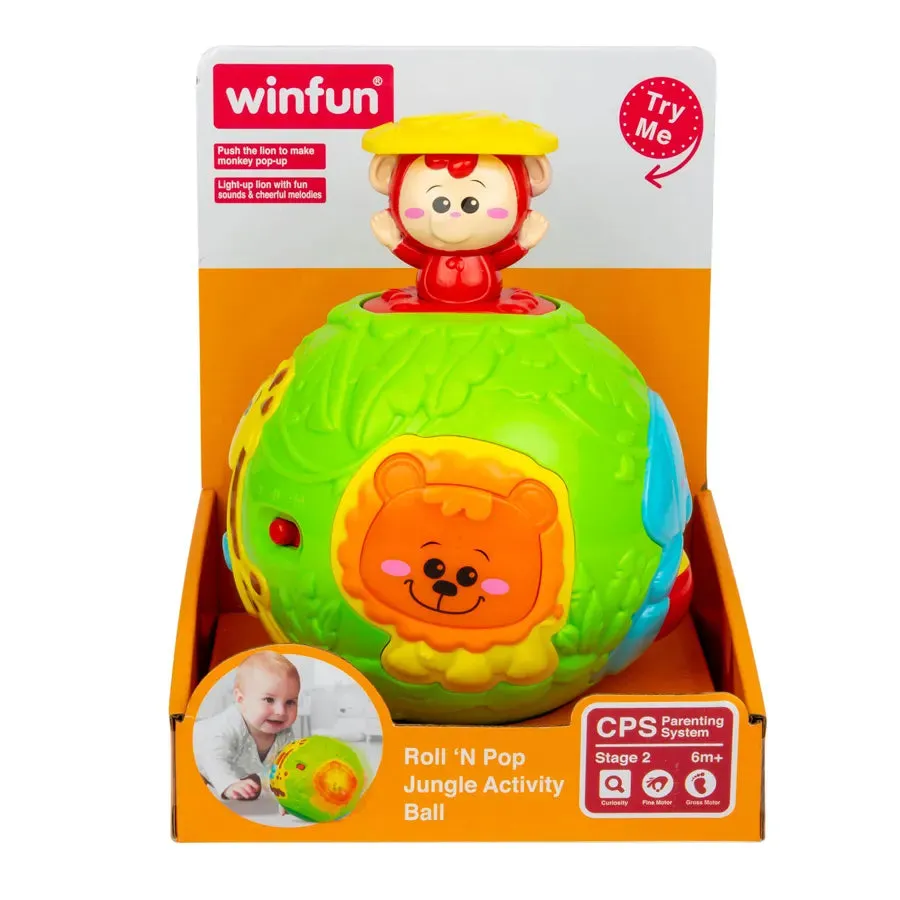 Winfun Roll 'N Pop Jungle Activity Ball