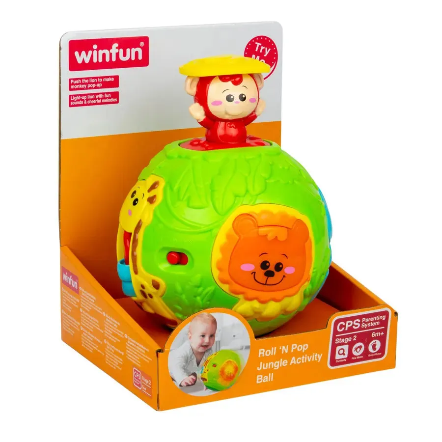 Winfun Roll 'N Pop Jungle Activity Ball