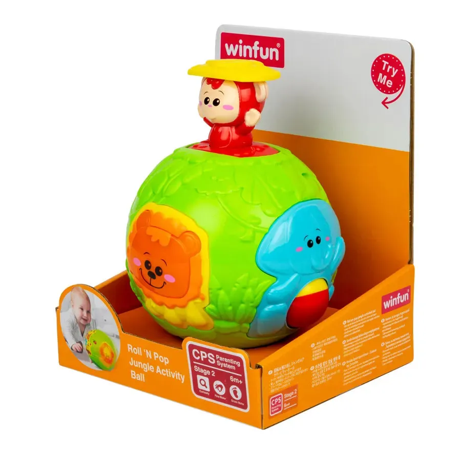 Winfun Roll 'N Pop Jungle Activity Ball