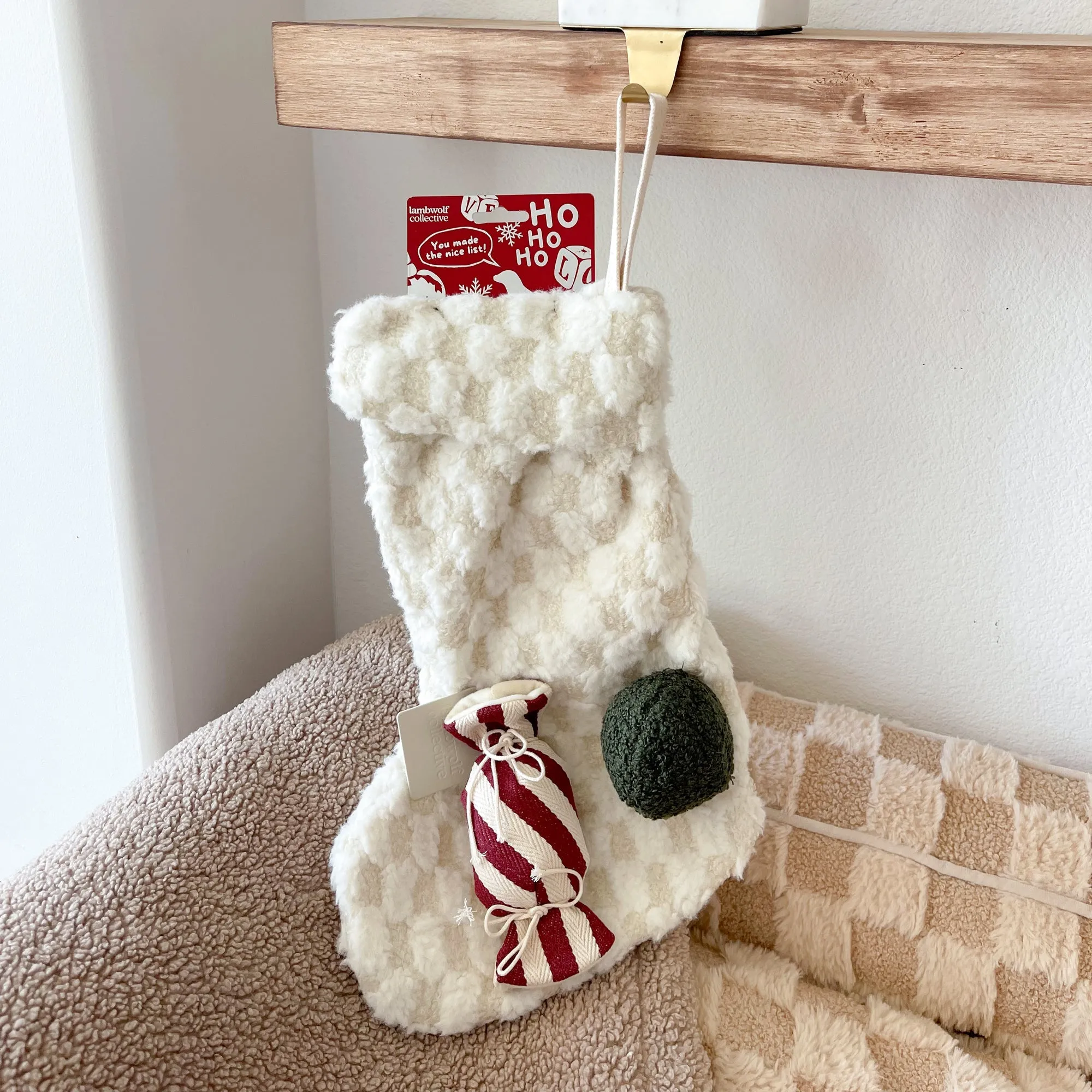 xmas stocking enrichment toy