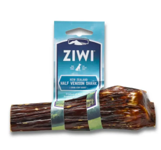 Ziwi Venison Deer Shank - Half Bone Dog Treat (4.05oz/115g)